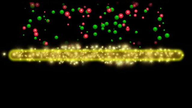 Particles captured and separated in filter. Red particles captured , destroyed. Green particles go through filtration. 3d animation render