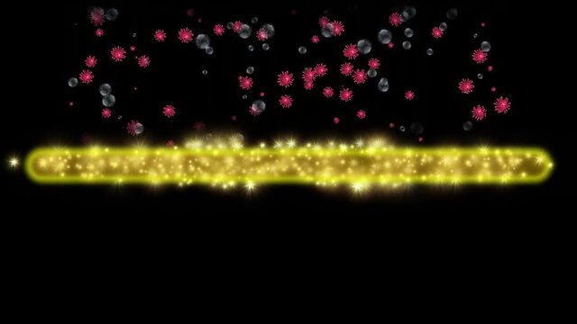Germs, viruses  , bacteria pathogens captured in filter .  Bioaerosols , aerosols , air purification . Covid removed from air, water purified droplets. 3d animation render