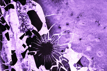 Abstract shattered surface background
