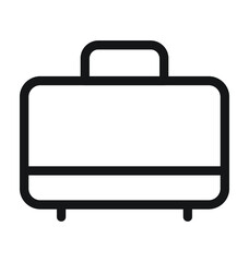 Suitcase Vector Outline Icon