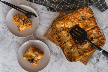 grilled chops on a grill