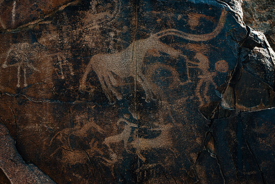 petroglyph, Kazakhstan