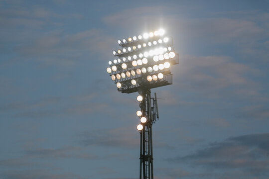 Lights Above A Football Stadium