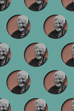 Senior man smiling