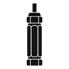 Tire fitting screwdriver icon, simple style
