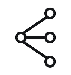 Share Line Vector Icon