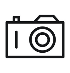 Camera Line Vector Icon