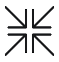 Maximize Line Vector Icon