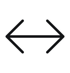 Arrows Line Vector Icon