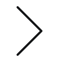Left Arrow Line Vector Icon