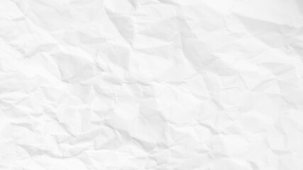 White Paper Texture background. Crumpled white paper abstract shape background with space paper recycle for text