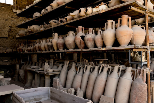 The Archaeological Site of Pompeii. Italy.