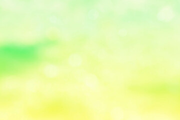 Abstract soft green and yellow gaussian blurred background, blurred pastel color wallpaper