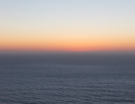Vast ocean and sky at dawn