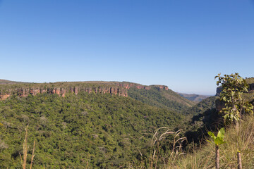 Travel: The amazing landscape in the Chapada dos Guimaraes Nationalpark close to the Veu da Noiva in Mato Grosso, Brazil