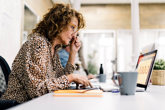 Office Worker Using Computer