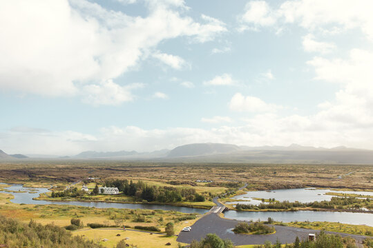 View of the Thingvellir National Park - Iceland