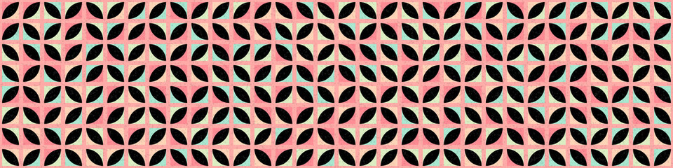 Abstract Geometric Pattern generative computational art illustration