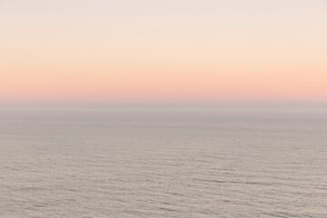 Vast ocean and sky at dawn