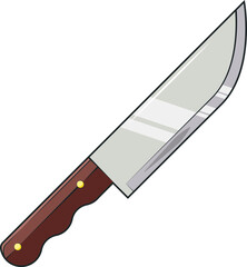 Table knives for cooking. Cleaver, knife, kitchen.