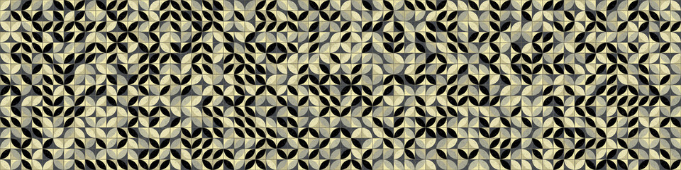 Abstract Geometric Pattern generative computational art illustration