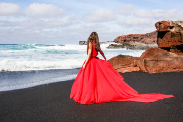 Obraz premium 181130 Лансероте Испания Charco de los Clicos Lanserote Spain