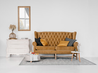 Interior of elegant living room