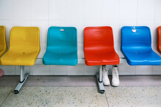 Colorful empty seats
