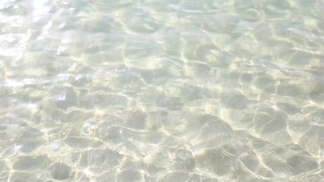 Sea wave texture with sandy bottom.