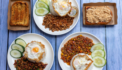 Thai Spicy Minced Pork Dishes