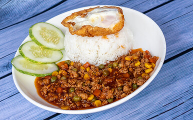 Thai Spicy Minced Pork Dishes