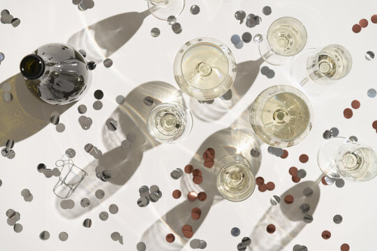 Party and champagne