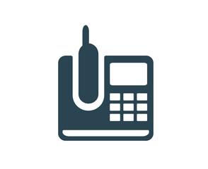 Vector illustration of phone icon, communication.