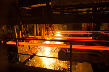 Fototapeta na wymiar steel and metal production