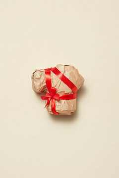 Digital camera gift handmade wrapped craft paper.