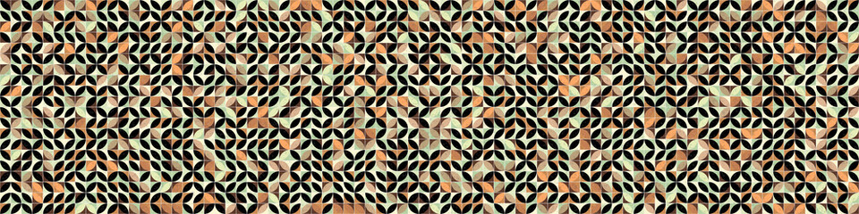 Abstract Geometric Pattern generative computational art illustration