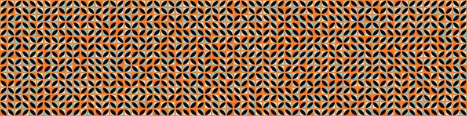 Abstract Geometric Pattern generative computational art illustration