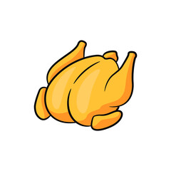 Chicken meat in drawing style isolated vector. Hand drawn object illustration for your presentation, teaching materials or others.