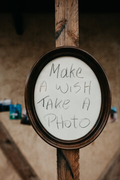 Make a wish - Take a photo