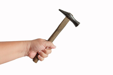 Vintage light hammer hardware for worker hand tool.