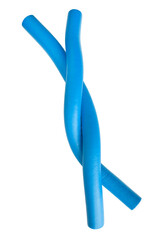 Hair curlers isolated