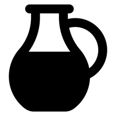 
A trendy icon of water jug

