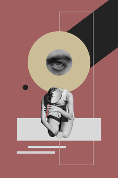 Poster in constructivism style