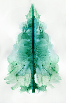 Watercolor Christmas tree