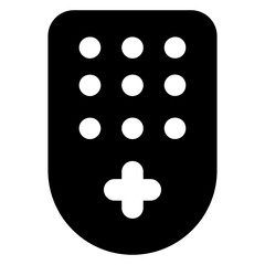 
Trendy glyph icon of remote control 

