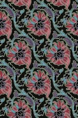 Seamless Traditional Allover for Printing and Weaving Saree, Dress Material and Furnishing