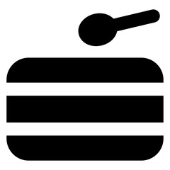 
Trendy icon of drum, editable glyph vector

