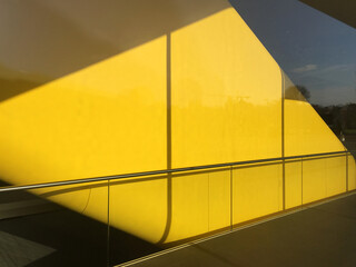 yellow wall