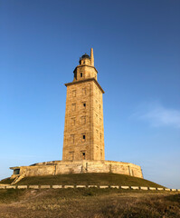 Fototapeta na wymiar Torre de Hércules, Patrimonio de la Humanidad