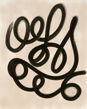 Modern Abstract Line Artwork